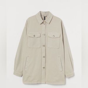 H&M oversized shacket